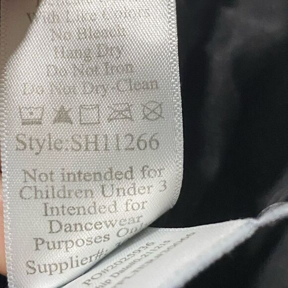 WEISSMAN Balera Dance Costume Cutout Back Tank Leotard Shimmer SH11266 LC child - Picture 6 of 9